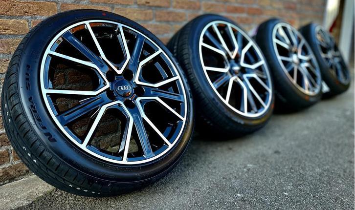 Volkswagen Golf Caddy Audi A3 A4 velgen 18 inch met banden, Niet ingevuld, 18 inch, Banden en Velgen, Niet ingevuld