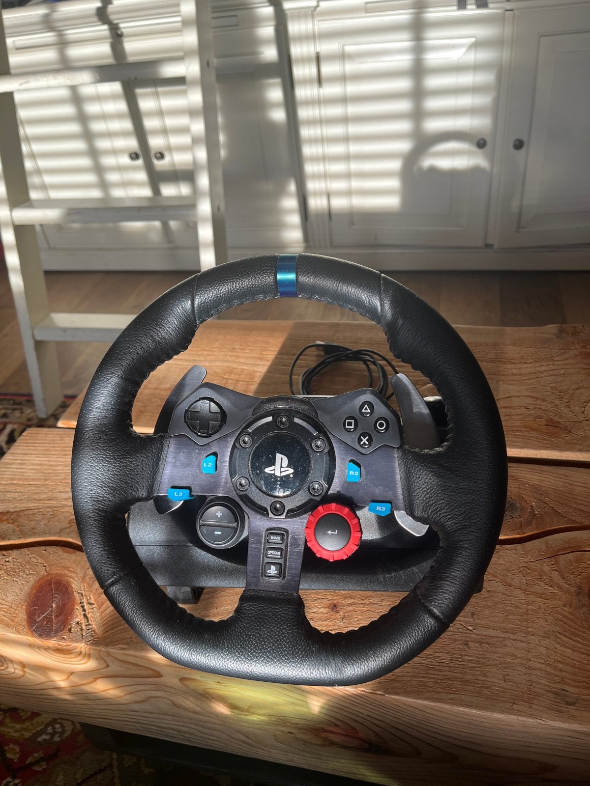 Logitech G29 racestuur met pedalen en schakelpook, Ophalen, Racestuur, Gebruikt, Force feedback