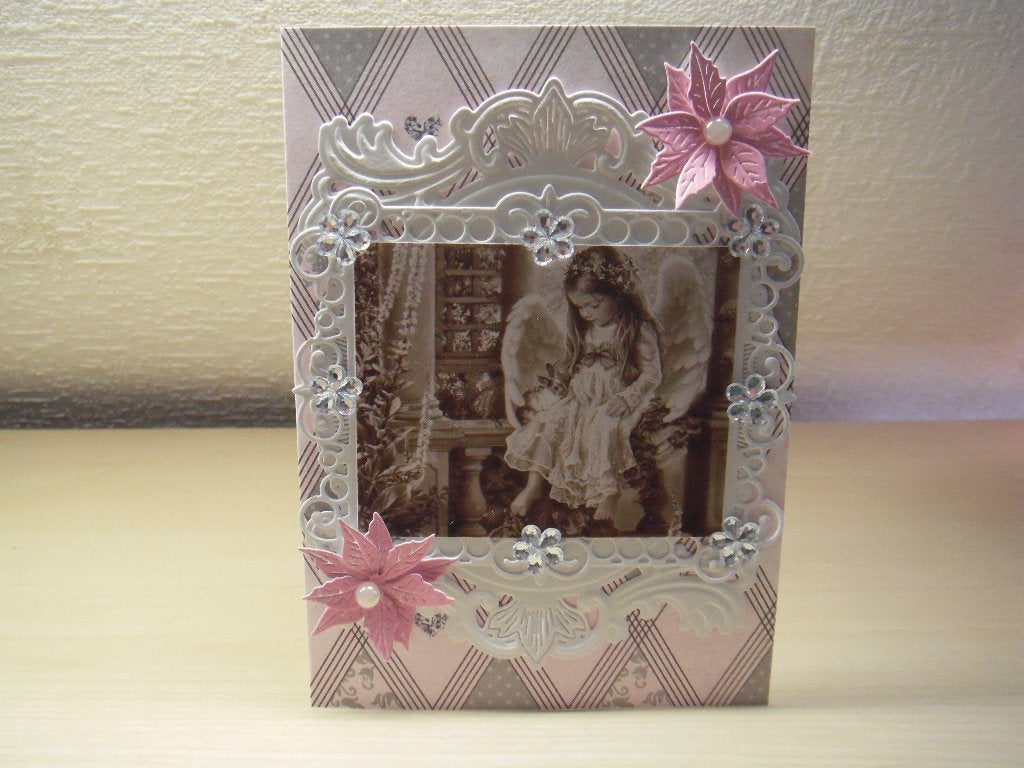kaart met meisje   NR;49, Verzenden, Nieuw, Kerst