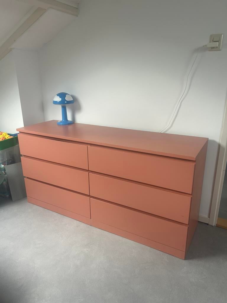 Ikea Malm ladenkast met 6 lades, Huis en Inrichting, Kasten | Ladekasten, Gebruikt, Minder dan 100 cm, 150 tot 200 cm, 25 tot 50 cm
