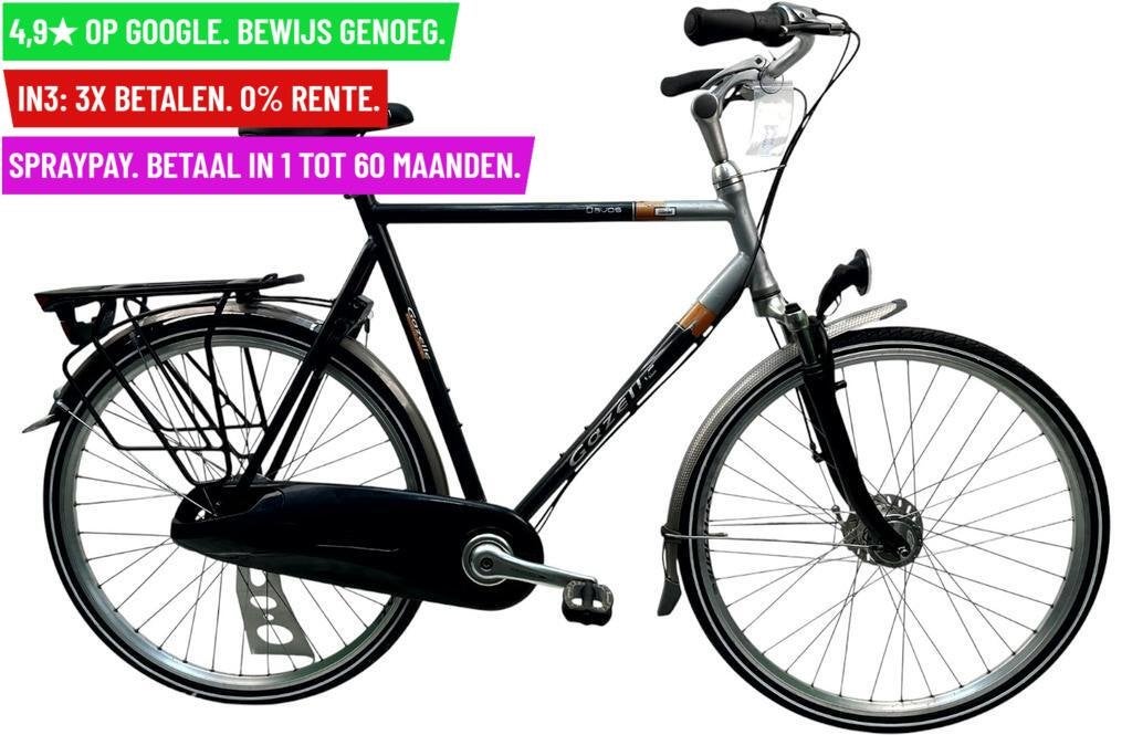 Herenfiets GAZELLE DAVOS 28"/64cm/8ver - Garantie/Levering, 9713 Bv Groningen, Gebruikt, Gazelle, Facebikenl@gmail.com