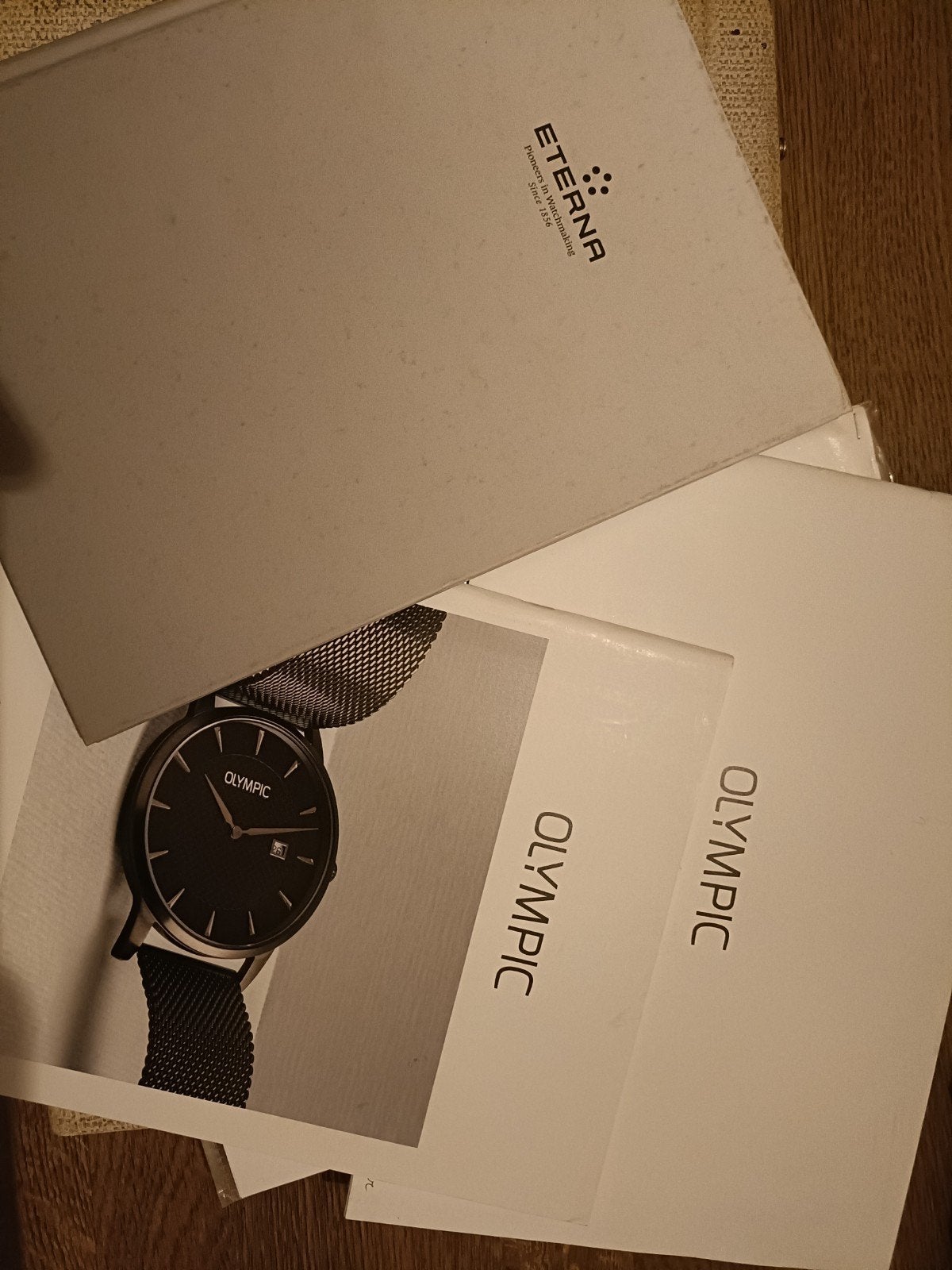 Eterna & Olympic Horloge Boekjes Zie Fotos, Ophalen of Verzenden, Gelezen, Catalogus