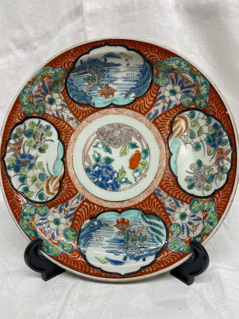Porseleinen Imari bord, Antiek en Kunst, Antiek | Porselein, Ophalen of Verzenden