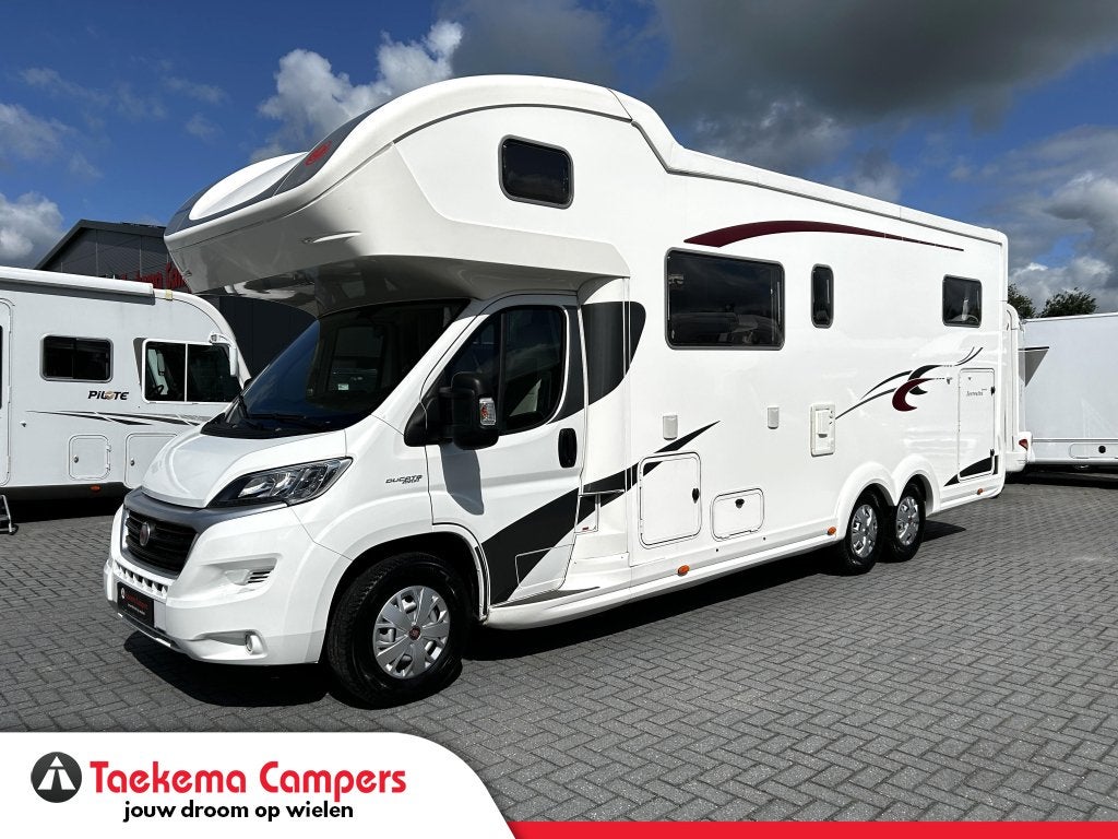 Eura Mobil A 770 EB/Enkele-bedden/8.50m/alkoof/180pk/uniek, Caravans en Kamperen, Campers, Alkoof, Fiat, Bedrijf, Meer dan 6