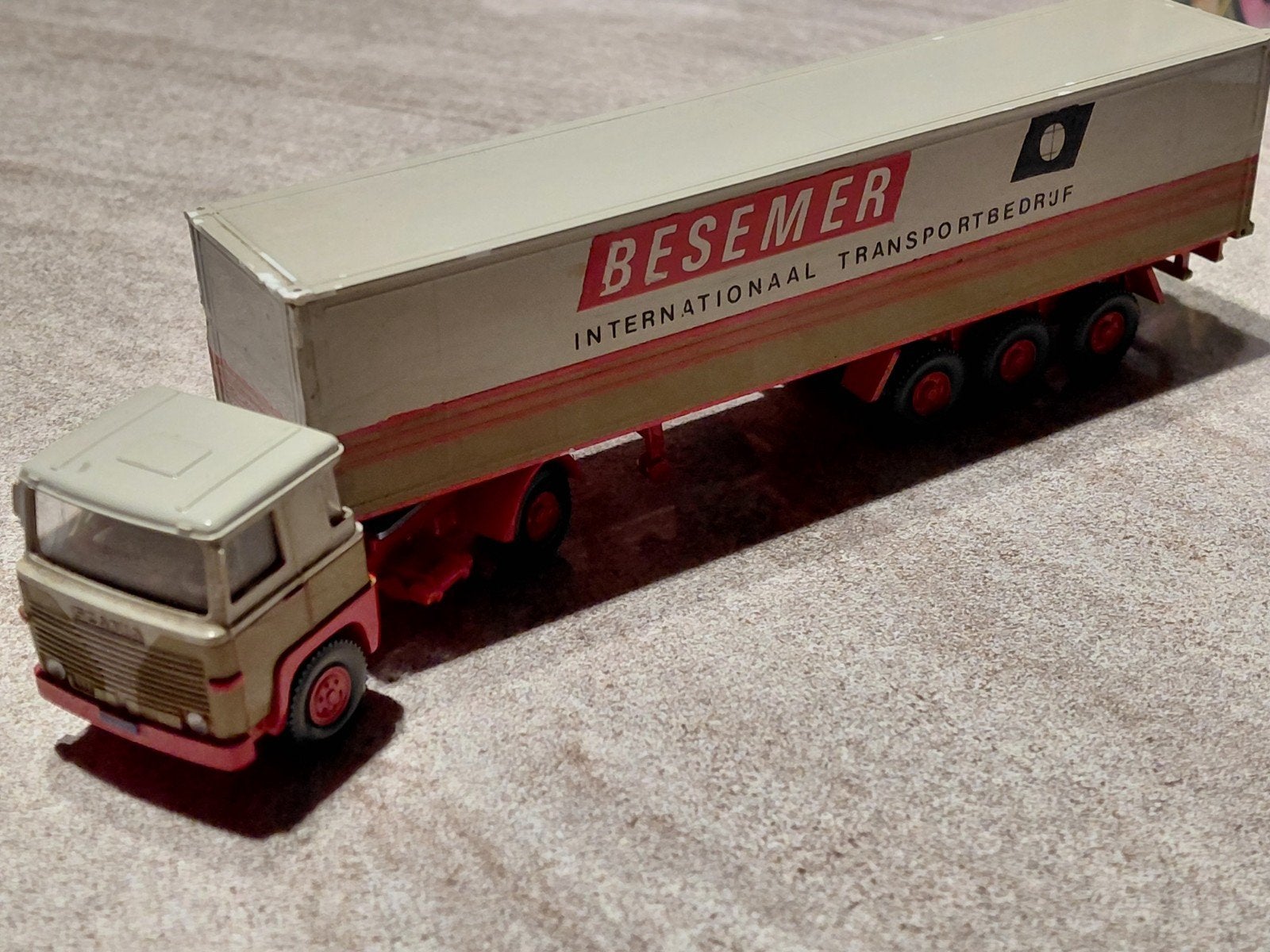 Wiking Scania 111 Besemer Ter Aar modelauto vrachtauto, Ophalen of Verzenden, Gebruikt, Bus of Vrachtwagen, Wiking
