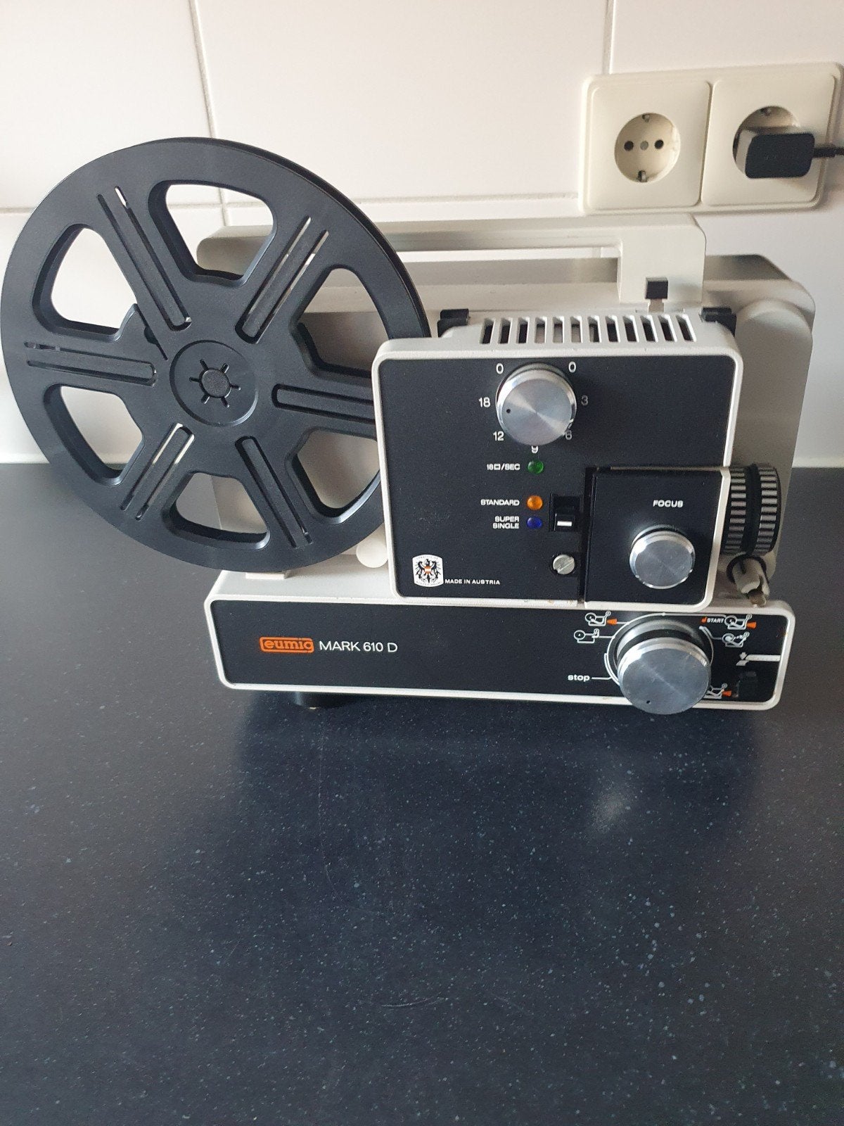 Eumig Mark 610 D Stomme Filmprojector - Super 8 / Single 8, Ophalen of Verzenden, Zo goed als nieuw, Overige typen