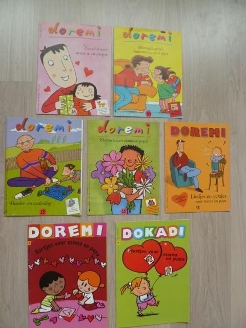 6 x Doremi +1 Dokadi: Moeder- en Vaderdag + 5 mini boekjes., Kinderen en Baby's, Ophalen of Verzenden, Zo goed als nieuw, Taal en Lezen