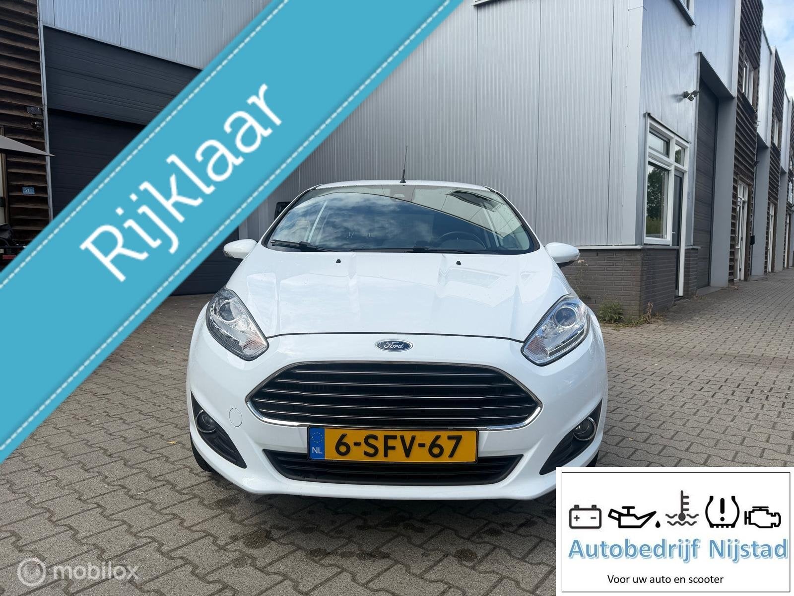Ford Fiesta 1.0 EcoBoost Titanium, Auto's, Ford, Voorwielaandrijving, Euro 5, Zwart, Origineel Nederlands
