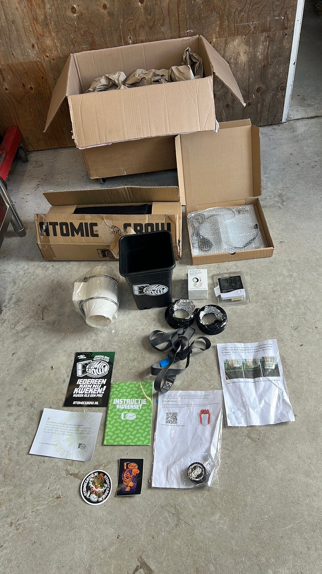 Kweekset atomic grow, Tuin en Terras, Kweekspullen, Ophalen of Verzenden, Nieuw, Klimaatbeheersing