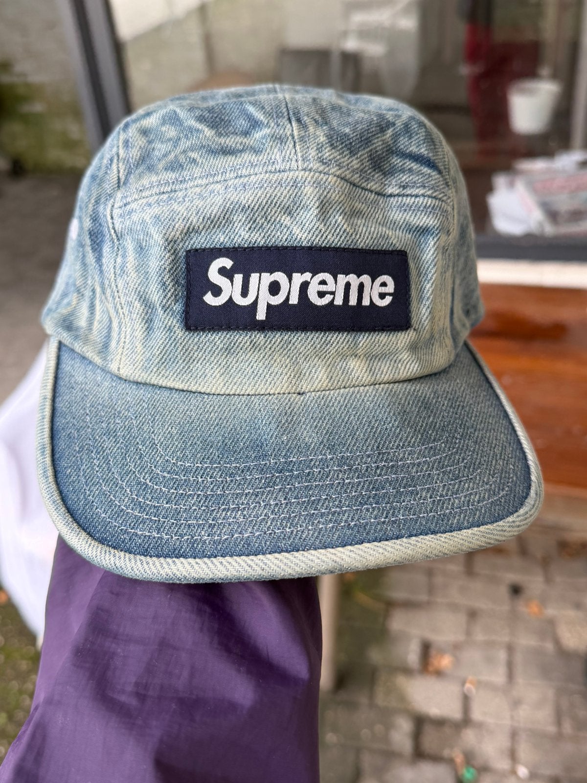 Supreme Washed chino Twill Camp cap FW26, Kleding | Heren, Ophalen of Verzenden, Nieuw, One size fits all