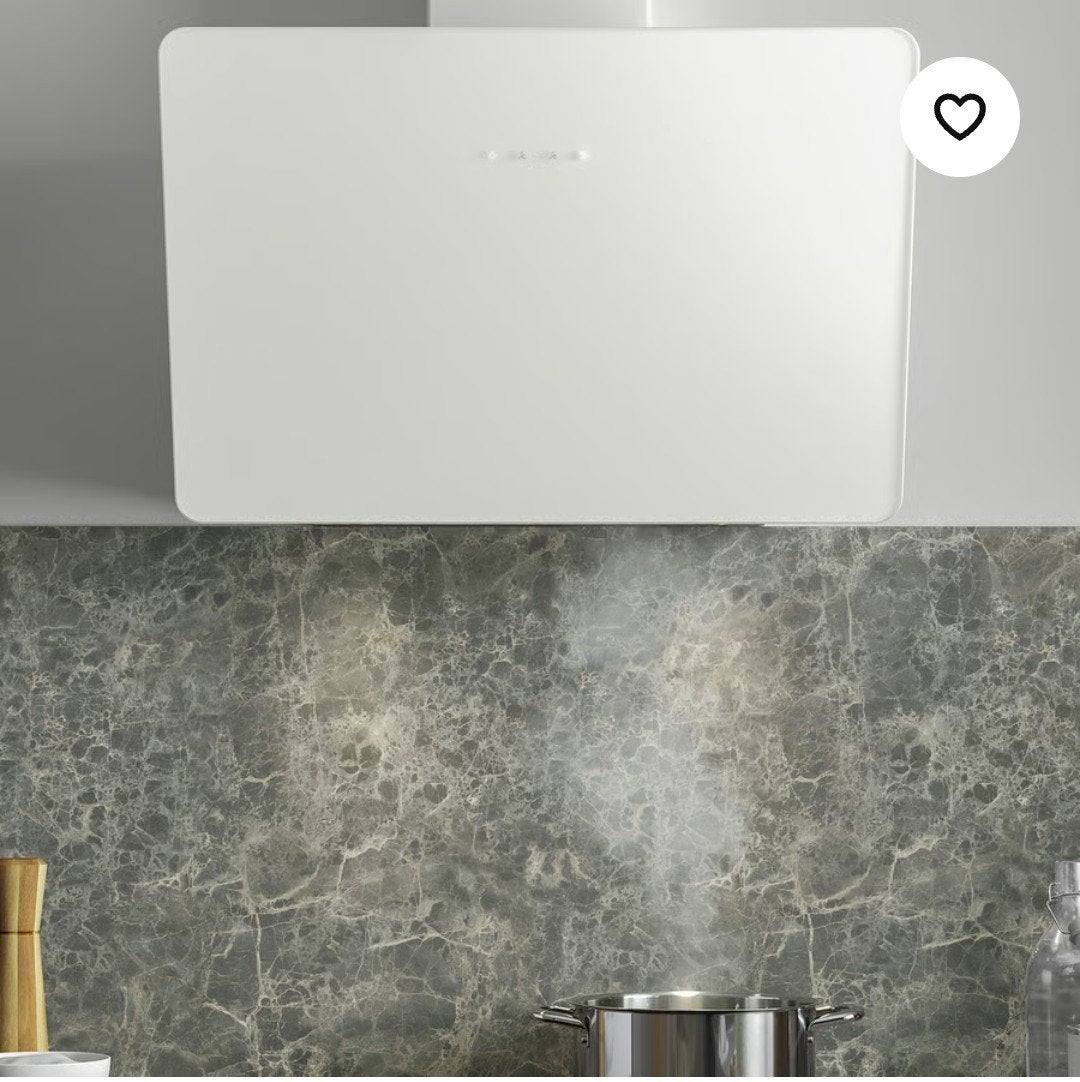 IKEA Bejublad afzuigkap wit, recirculatie, Ophalen, Zo goed als nieuw, Inbouw, Vlakschermkap