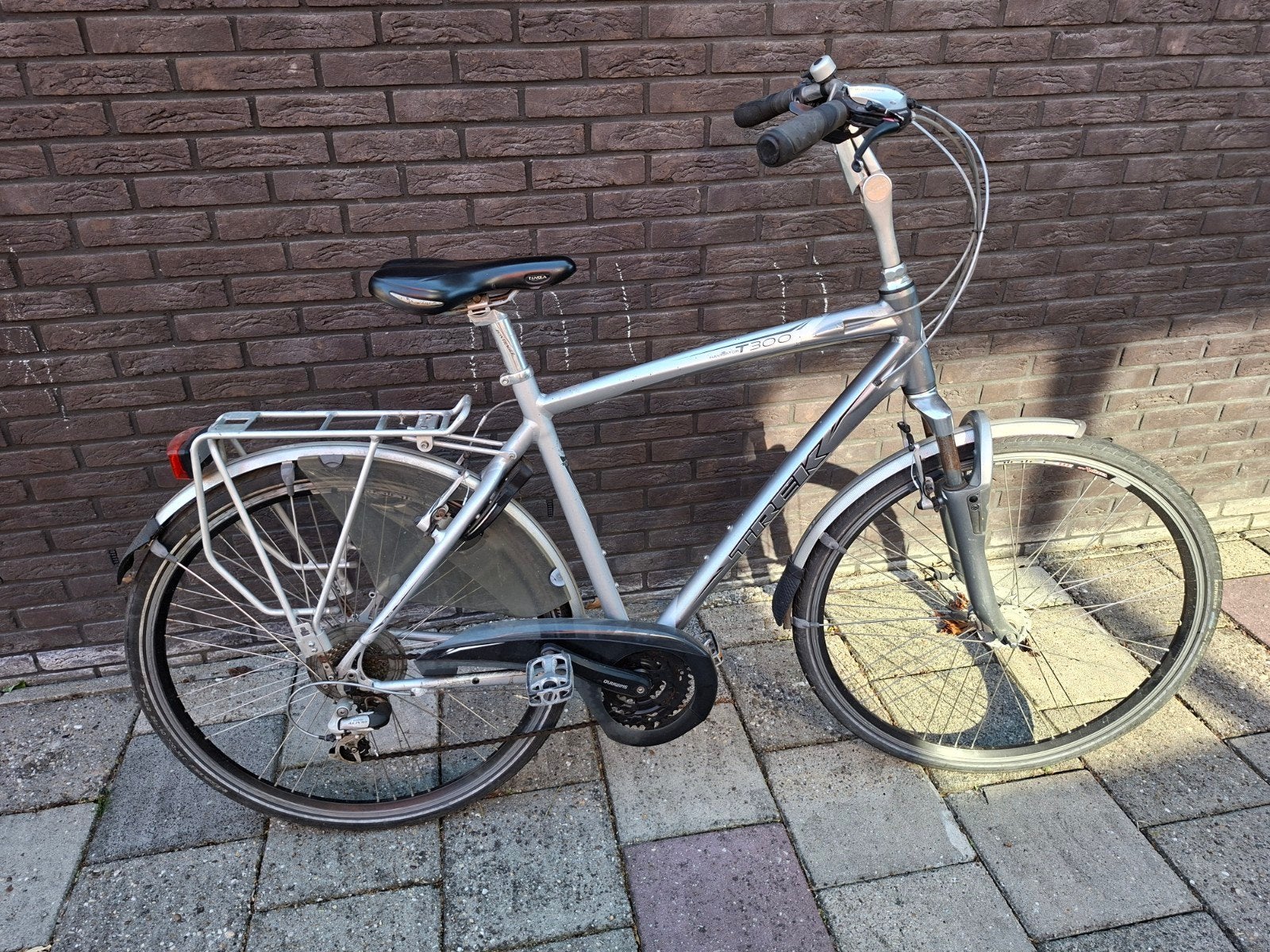 Te koop : Degelijke Trek navigator T300 herenfiets, Gebruikt, Velgrem, Versnellingen, 53 tot 57 cm