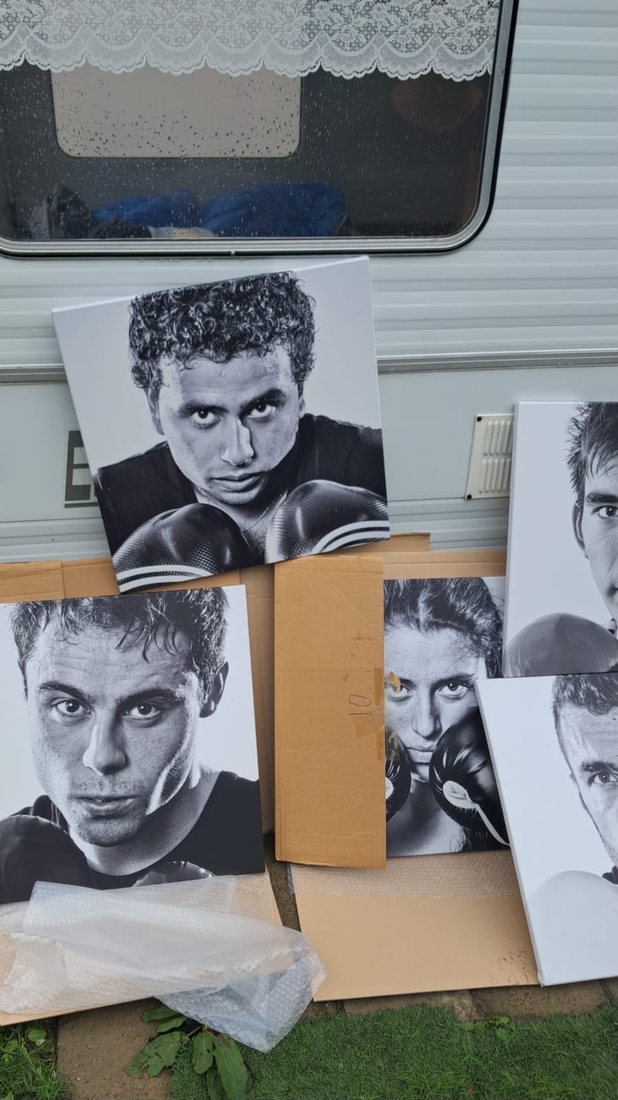Canvas 9 stuks - Marco Peter Fotograaf - Boksers, Ophalen, Foto, Fotografie