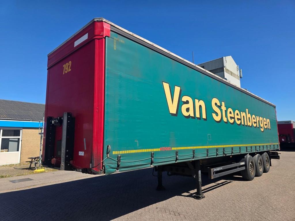 Kögel Mercedes - Disc Kögel 3-assige zeilen oplegger - Mer, Overige kleuren, Overige brandstoffen, Bedrijf, Aanhangers en Opleggers