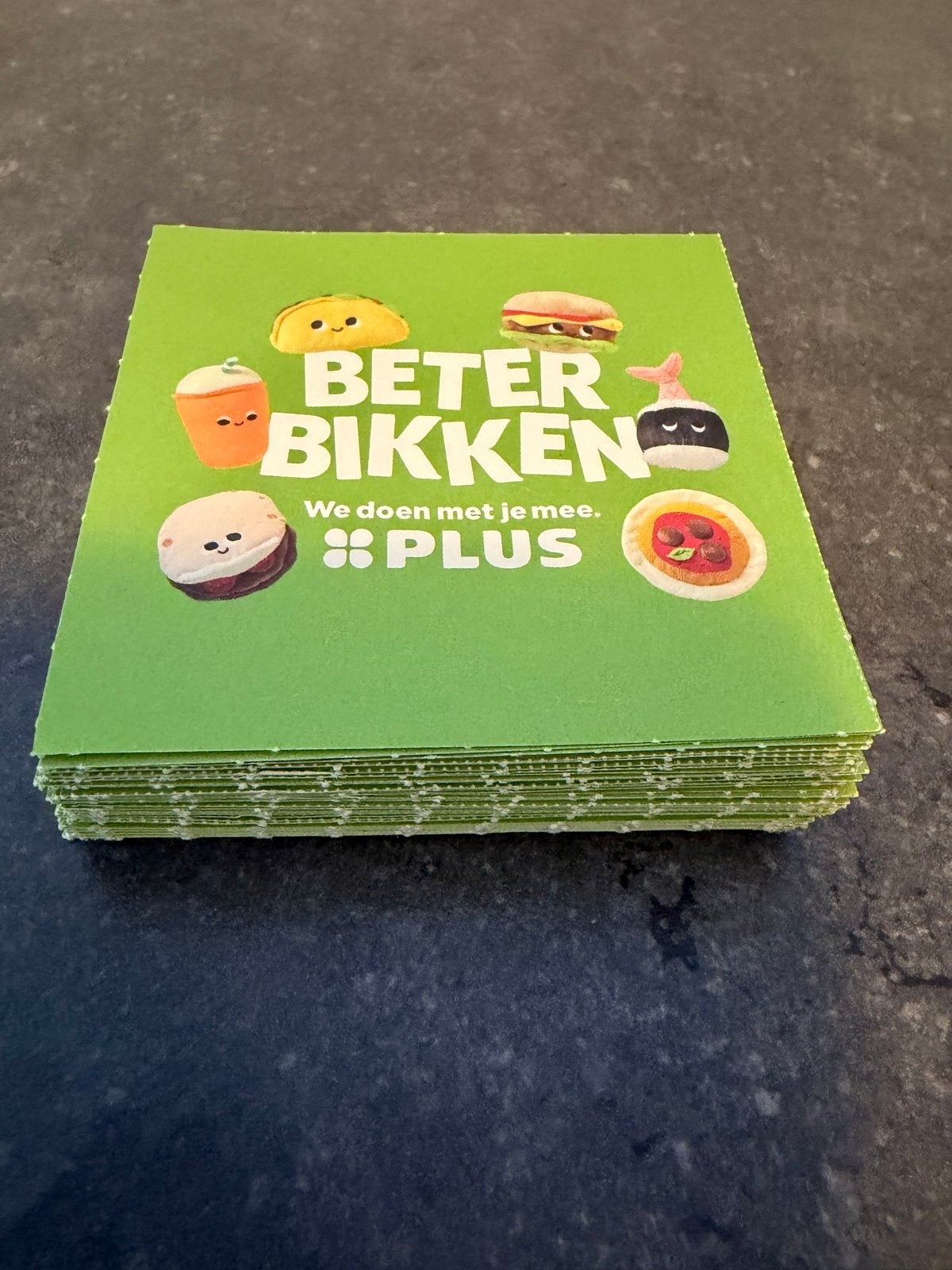 PLUS Beter Bikken spaarkaartjes - Volle stapel, Verzamelen, Plus, Ophalen
