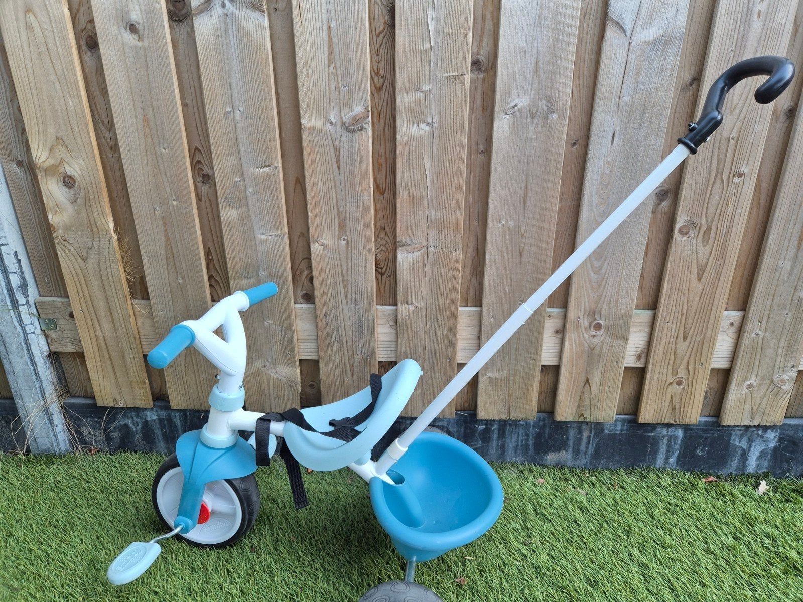 Smoby Be Move Blauw - Driewieler met duwstang, Ophalen of Verzenden, Zo goed als nieuw, Trapvoertuig