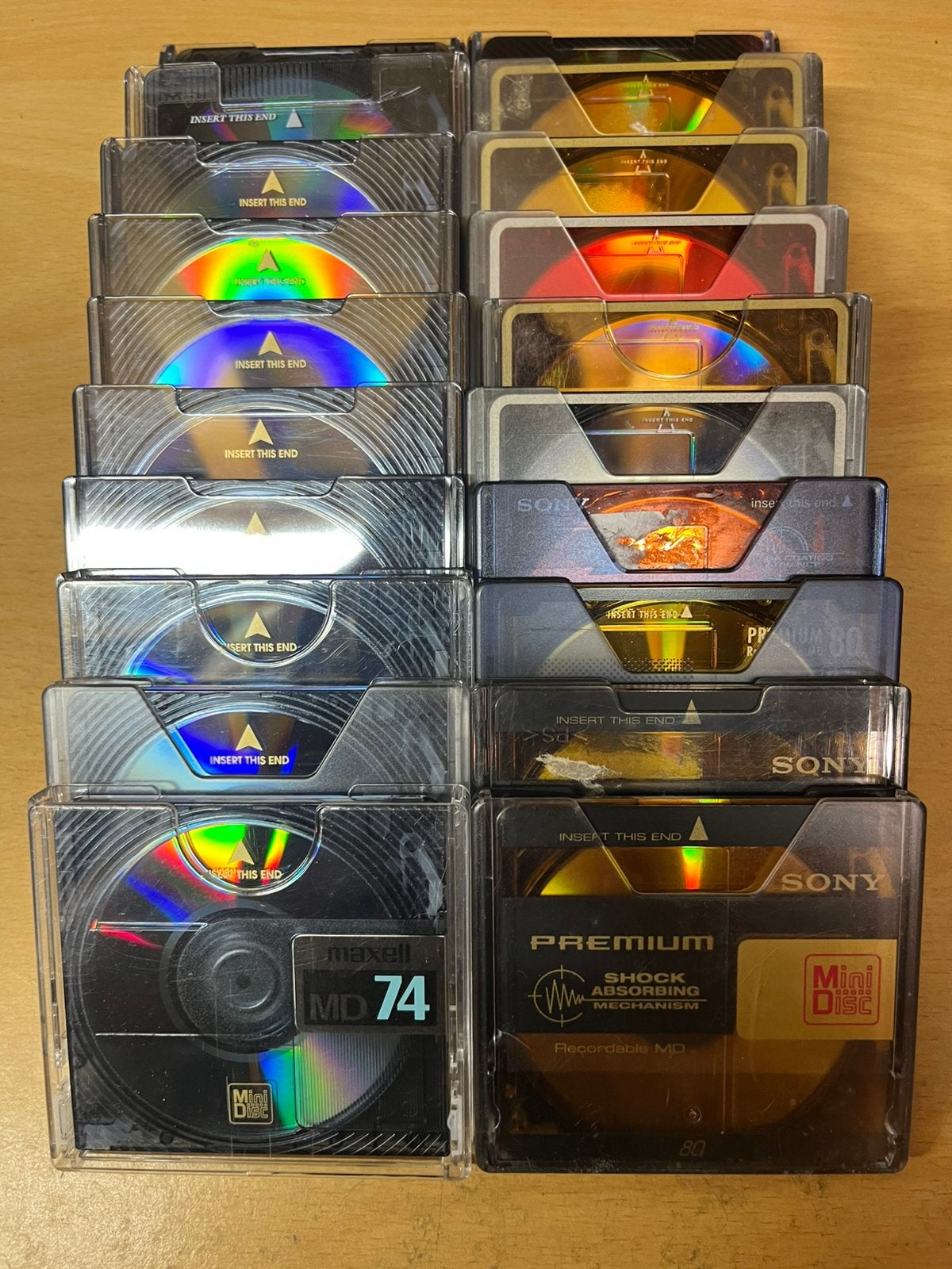 Minidisc Schijfjes 12 / 20 of 30 stuks ( leeg ), Ophalen of Verzenden, Overige typen