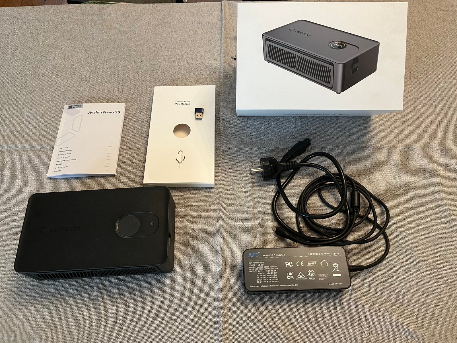 Avalon Nano 3S 6-7 TH/s, Ophalen, Gebruikt