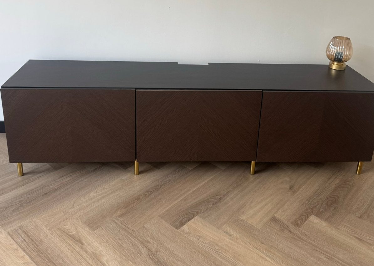 NIEUW - Besta kast IKEA, Huis en Inrichting, Kasten | Televisiemeubels, Ophalen, 150 tot 200 cm, Zo goed als nieuw, Modern japandi