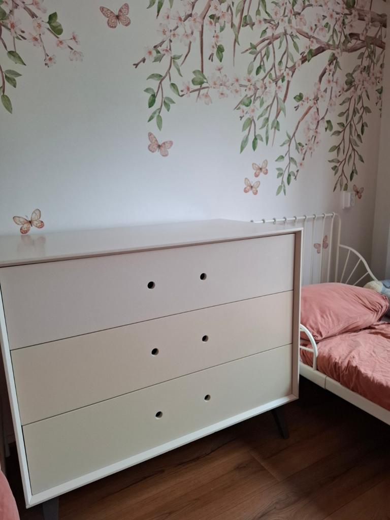 Complete babykamer TWF Fjord - Ledikant, kast, commode, Kinderen en Baby's, Kinderkamer | Complete kinderkamers, Ophalen of Verzenden