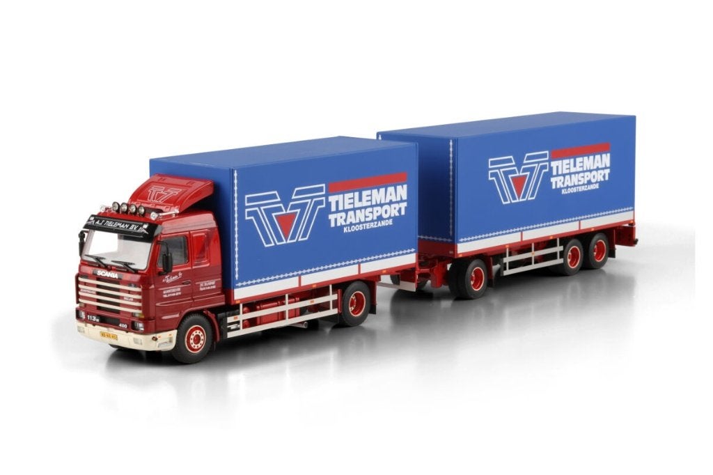 WSI  Scania  3  Serie  Treamline  van  Tieleman., Ophalen of Verzenden, Nieuw, Bus of Vrachtwagen, Wsi