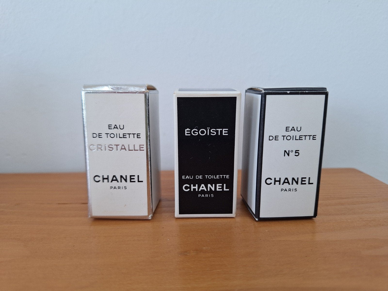 3 Vintage Chanel Miniatuur Parfums EDT 4,5 ml, Sieraden, Tassen en Uiterlijk, Uiterlijk | Parfum, Ophalen of Verzenden, Nieuw
