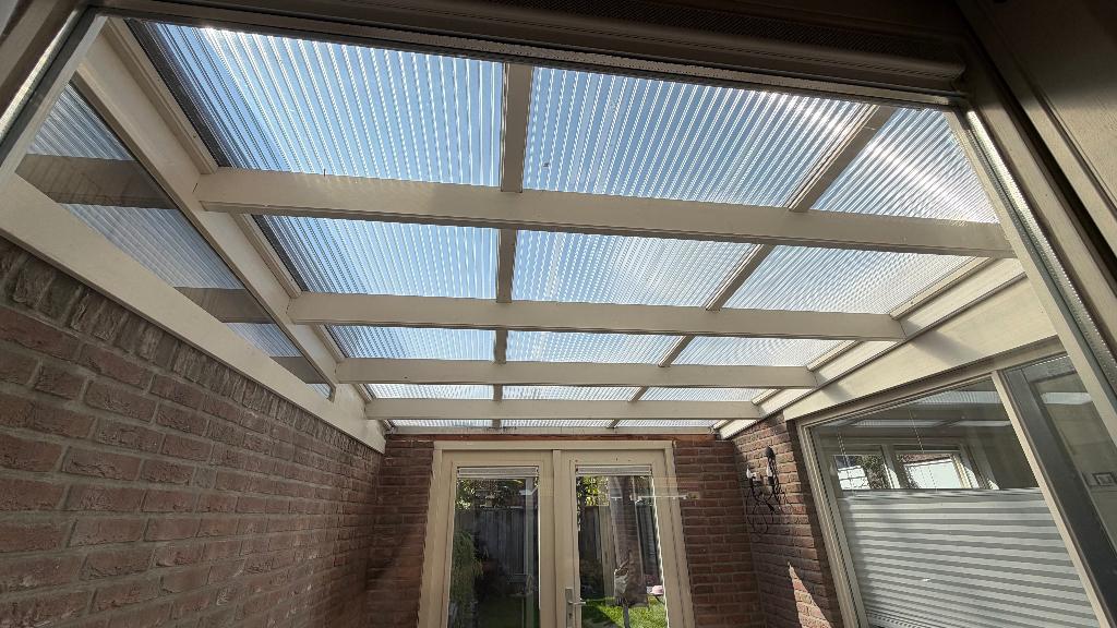 terrasoverkapping, Tuin en Terras, Overkappingen, Ophalen, Gebruikt, Veranda