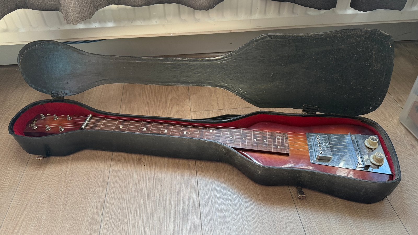 Höfner vintage lapsteel, Ophalen, Gebruikt, Solid body, Overige merken