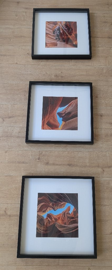 3 Ikea fotolijsten 50 x 50 CM, Ophalen, Zo goed als nieuw
