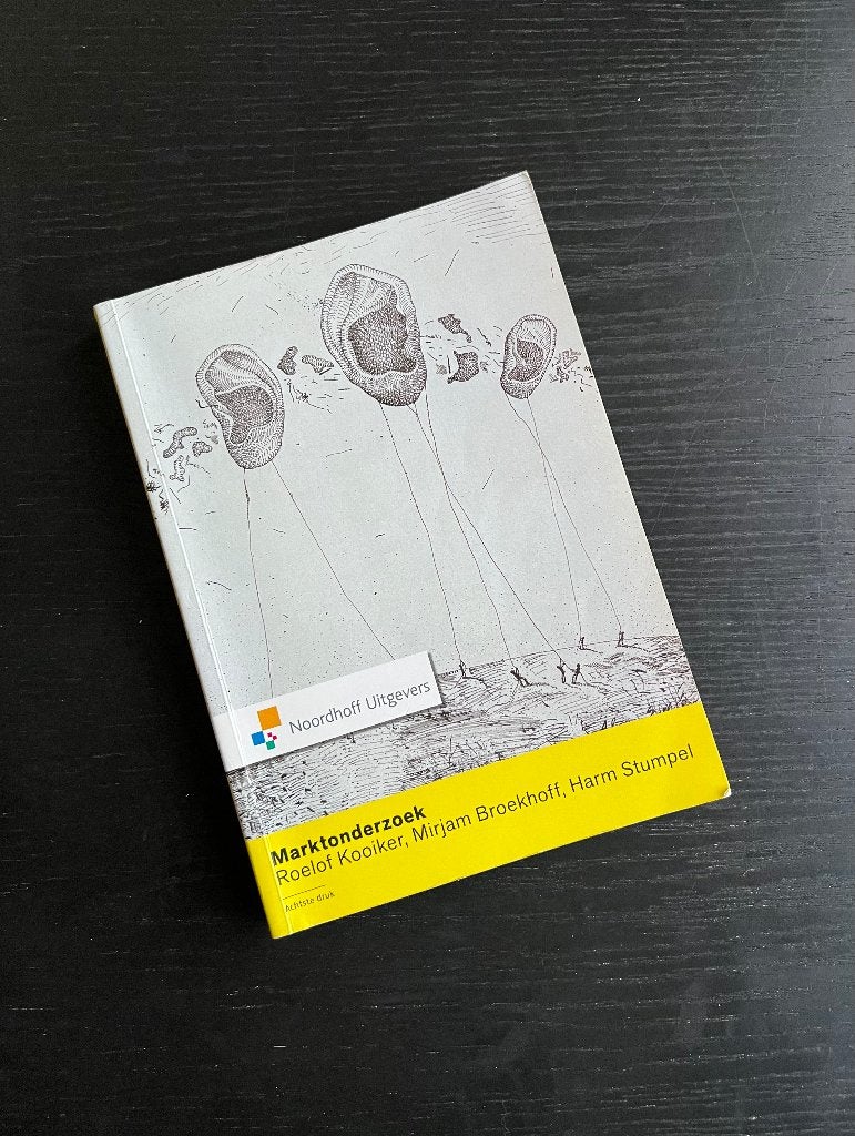 Heel goed boek Marktonderzoek Kooiker 9789001796990 Broekhof, Kooiker, Broekhof, Zo goed als nieuw, Beta, HBO