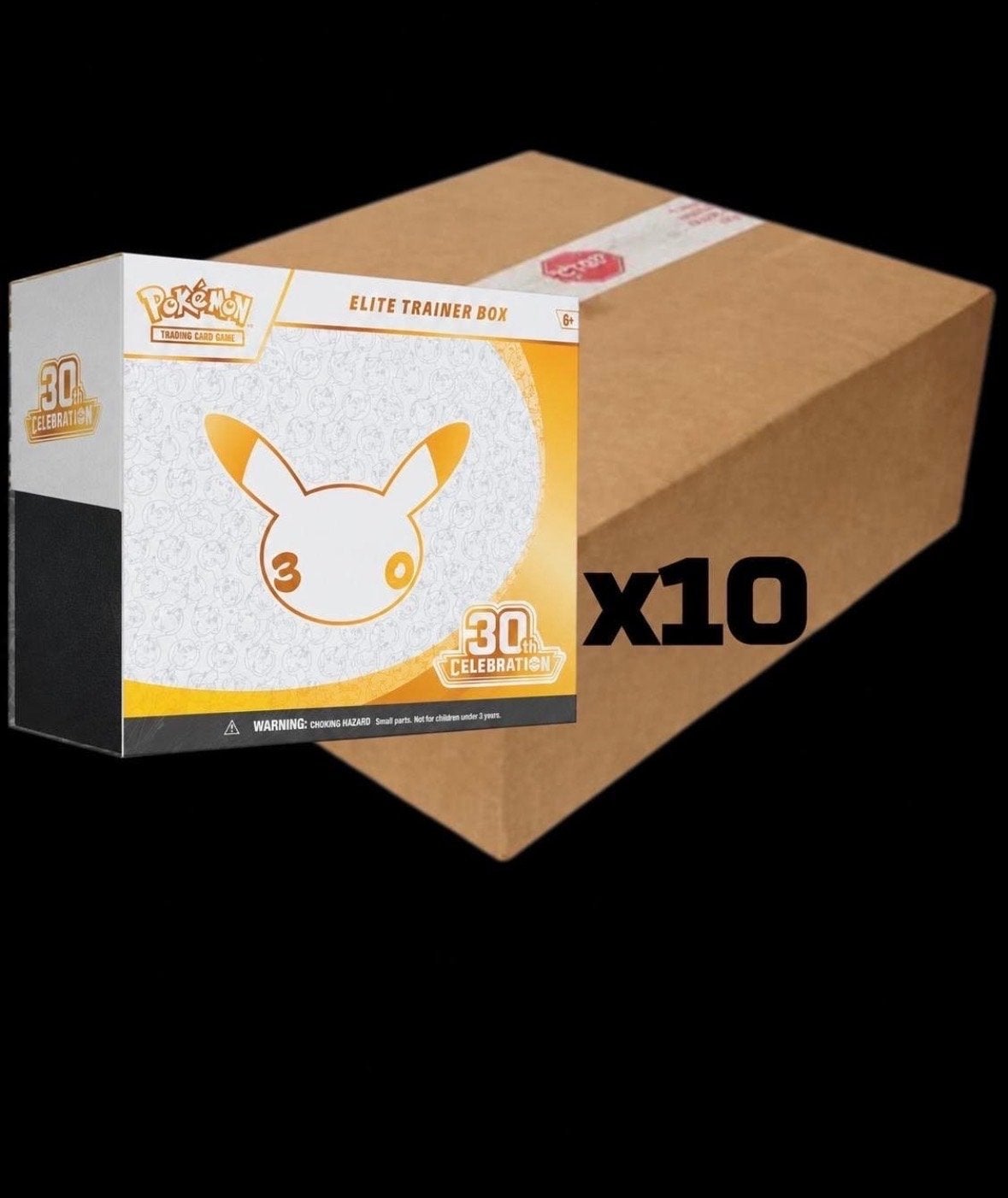Pokémon 30th Celebration Elite Trainer Box Case (10x ETB), Ophalen of Verzenden, Nieuw, Boosterbox