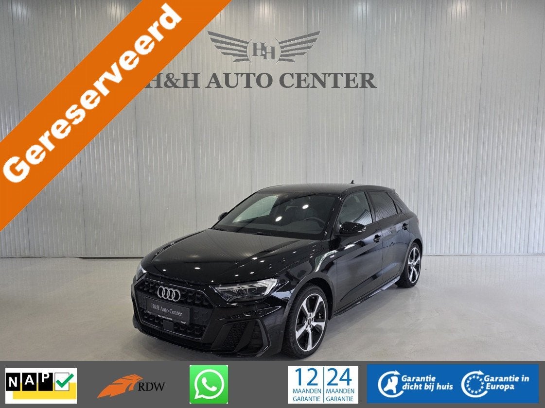 Audi A1 Sportback 30 TFSI S edition |LED|NAVI|Virtual clock|, Auto's, Audi, Stof, Met garantie (alle), Zwart, Bedrijf