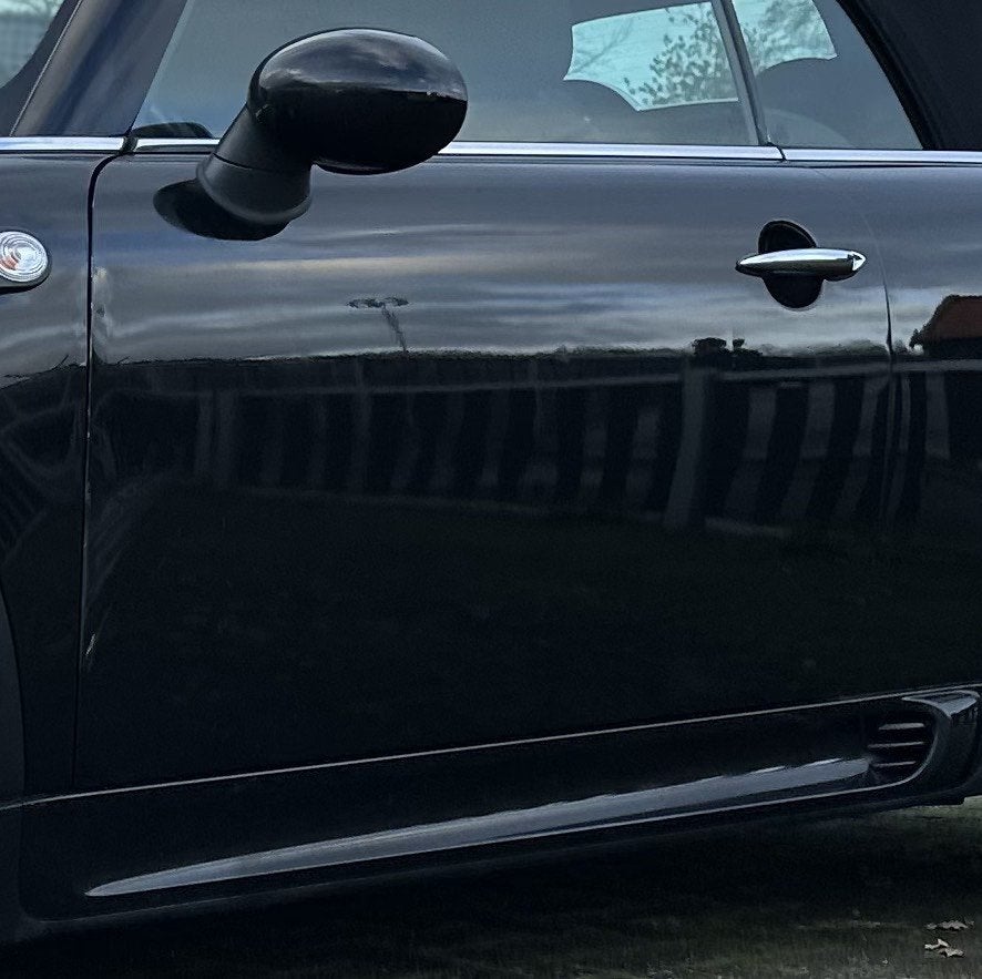 Mini Cooper buiten Spiegels Zwart kleur R56 R57 R55, Auto-onderdelen, Spiegels, Ophalen, Mini