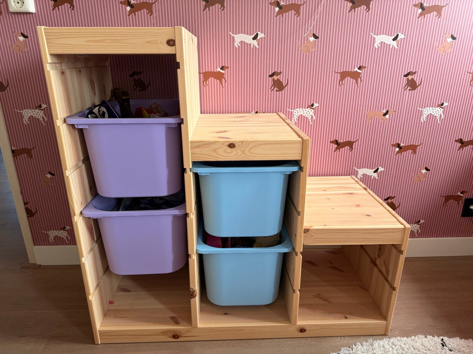 Houten IKEA TROFAST incl bakken, Ophalen, Gebruikt, Kast, 100 cm of meer
