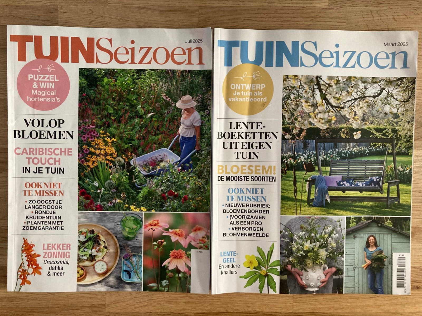 Tuinseizoen Tuintijdschrift maart & juli 2025, Ophalen, Zo goed als nieuw, Wetenschap en Natuur
