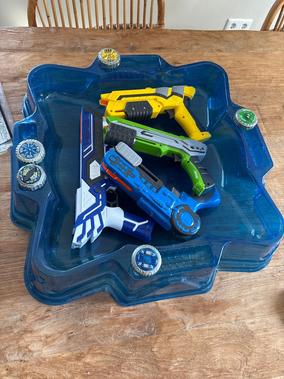 Spinner mad arena met 4 blasters, Ophalen of Verzenden, Gebruikt, Jongen