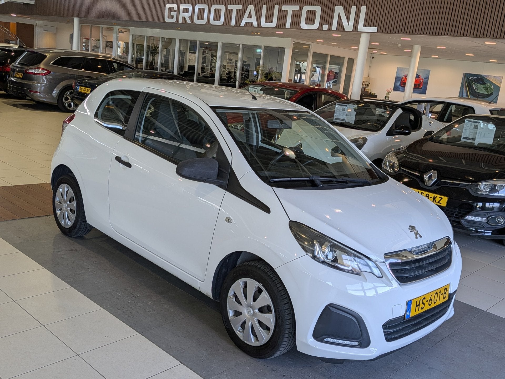Peugeot 108 1.0 e-VTi Junior NAP, Stuurbekrachtiging, Voorwielaandrijving, Stof, Gebruikt, 4 stoelen
