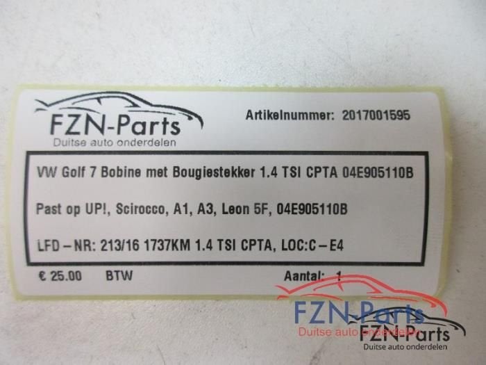 Bobine Volkswagen Golf (22743263), Ophalen of Verzenden, Gebruikt