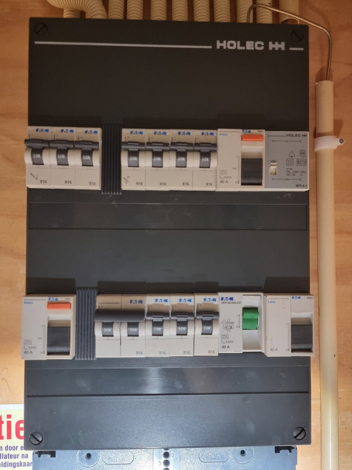 Holec HH Groepenkast met Eaton componenten, Ophalen, Gebruikt, Eaton, Groepenkast