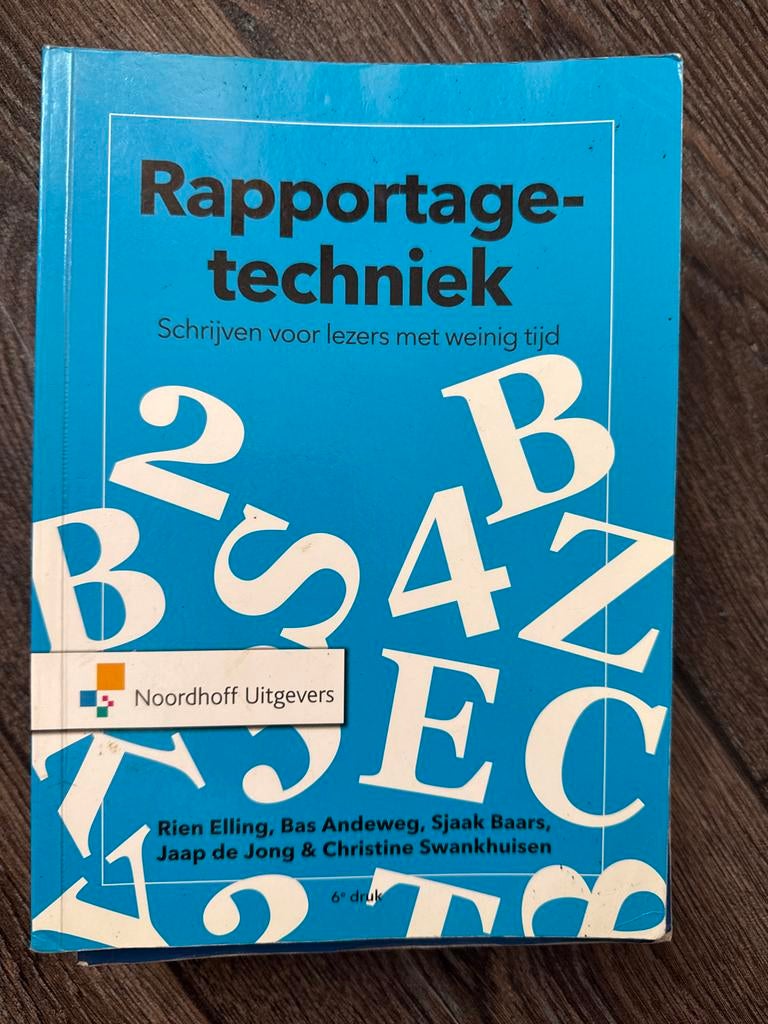 Rapportagetechniek: Schrijven voor lezers met weinig tijd, Ophalen of Verzenden, Alpha, Gelezen, HBO