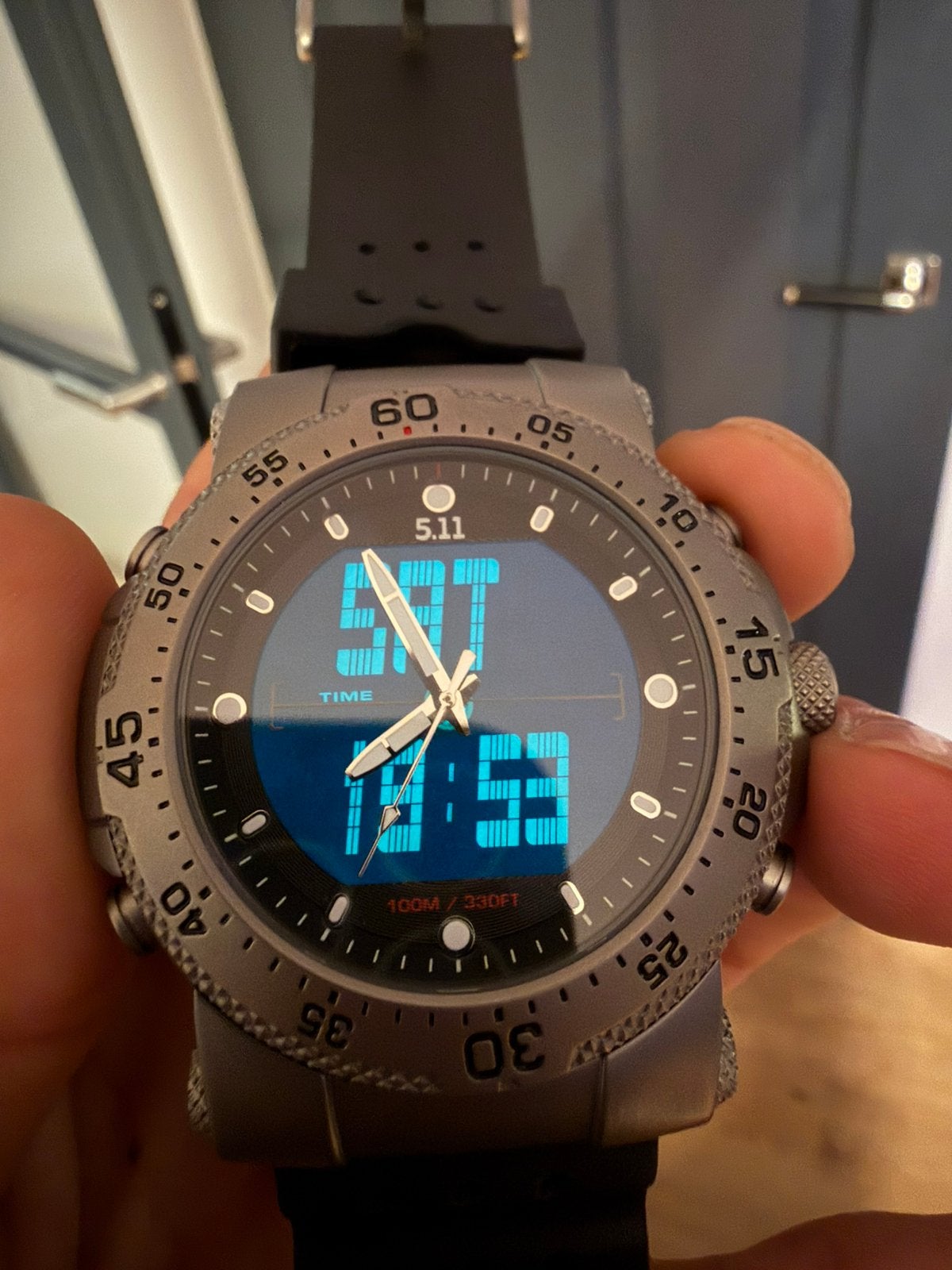 H.R.T 5.11 tactical Sniper horloge titanium, Hrt, Nieuw, Ophalen of Verzenden, X