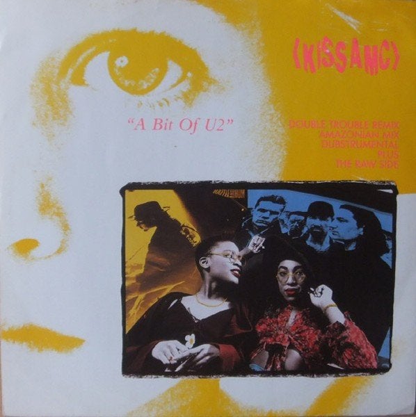 Kiss AMC –A Bit Of U2 (Remixes) 1989 Breakbeats/ Electro 12", Gebruikt, Originele persing, Ophalen of Verzenden, 12 inch