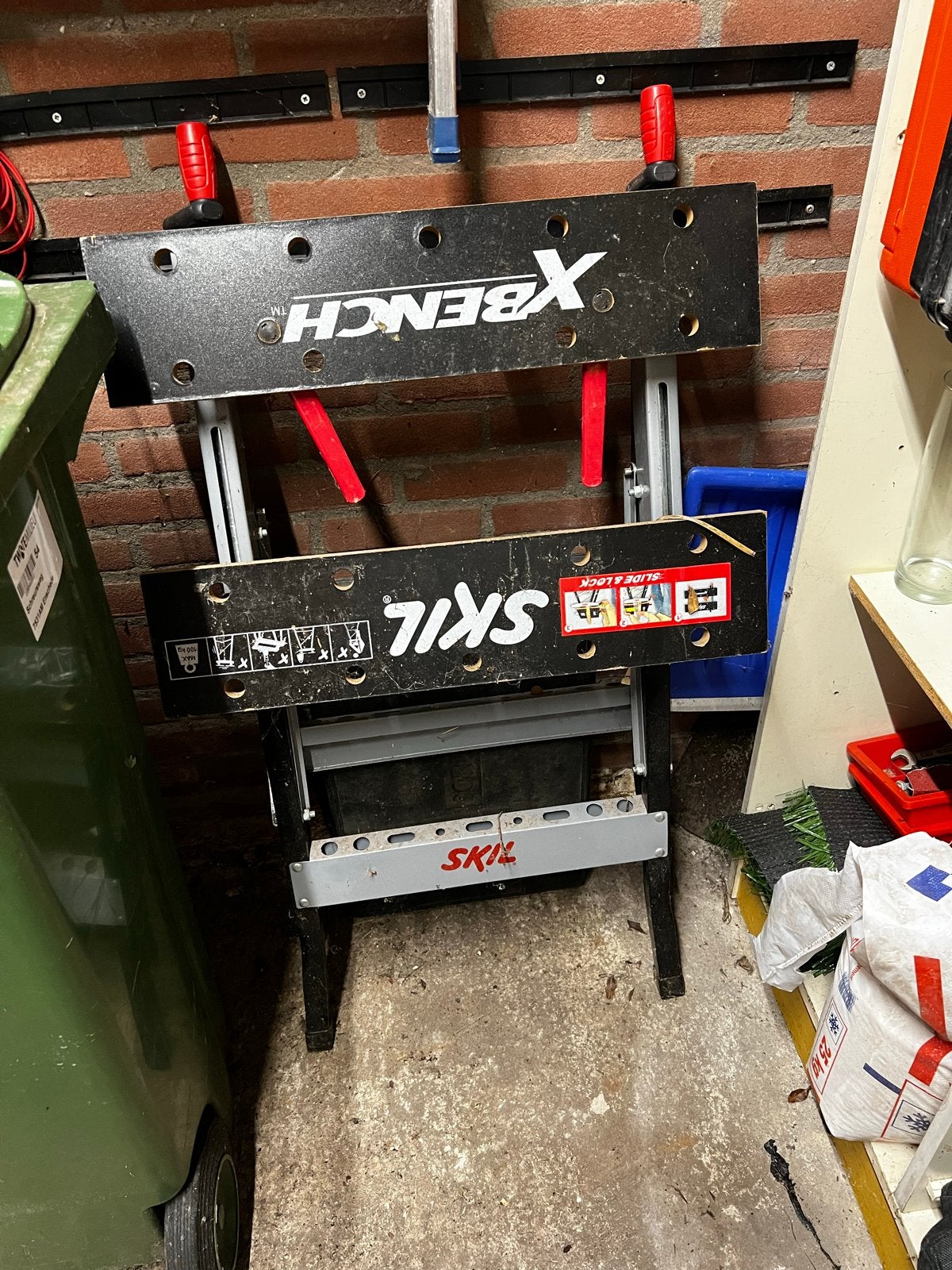 SKIL X-Bench Werkbank - Gebruikt maar functioneel, Doe-het-zelf en Verbouw, Ophalen of Verzenden, Gebruikt, Minder dan 70 cm, Inklapbaar