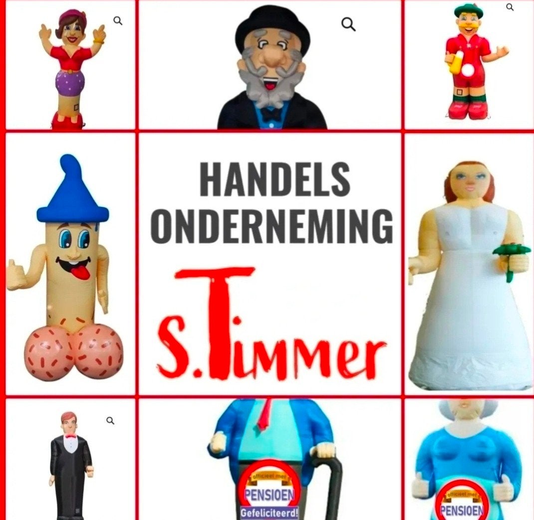 Poppen te huur, Hobby en Vrije tijd, Feestartikelen, Abraham of Sarah, Ophalen of Verzenden