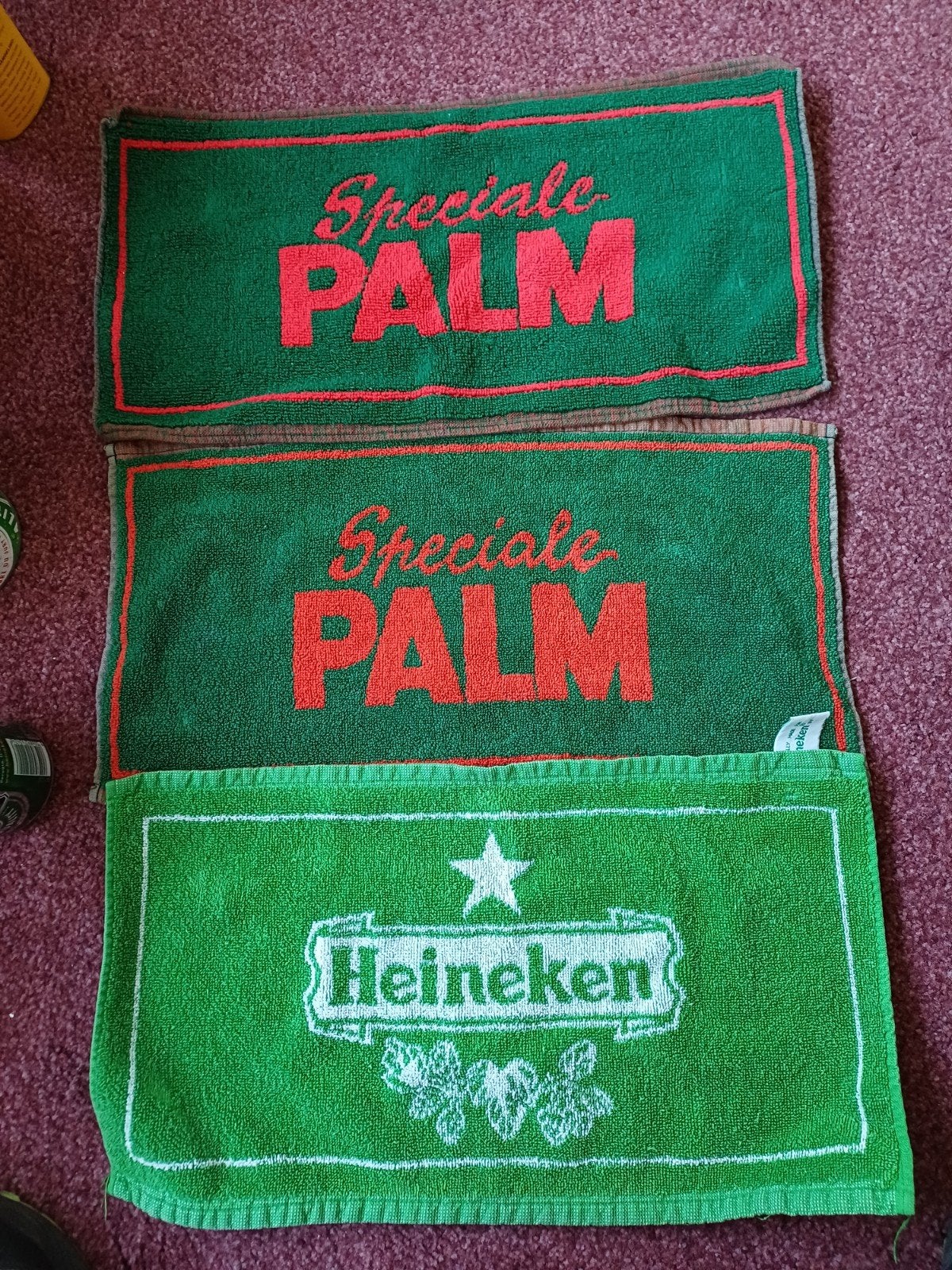 Bar handoekjes Heineken  en Palm, Verzamelen, Ophalen of Verzenden, Zo goed als nieuw, Overige typen, Heineken