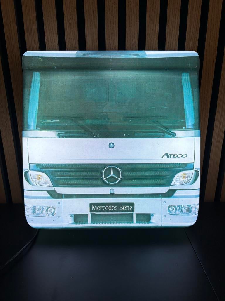 Mercedes Alteco dealer reclame lichtbak of reclamelamp, Verzenden, Zo goed als nieuw, Lichtbak of (neon) lamp
