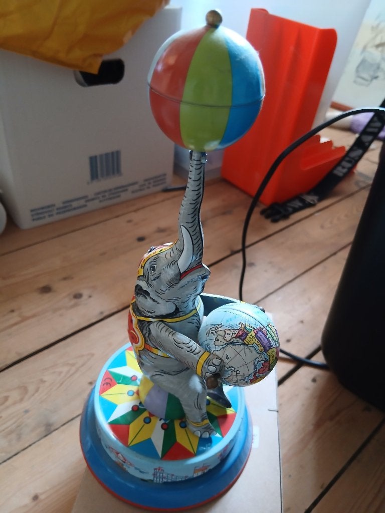 Blikken olifant, Ophalen of Verzenden, Zo goed als nieuw