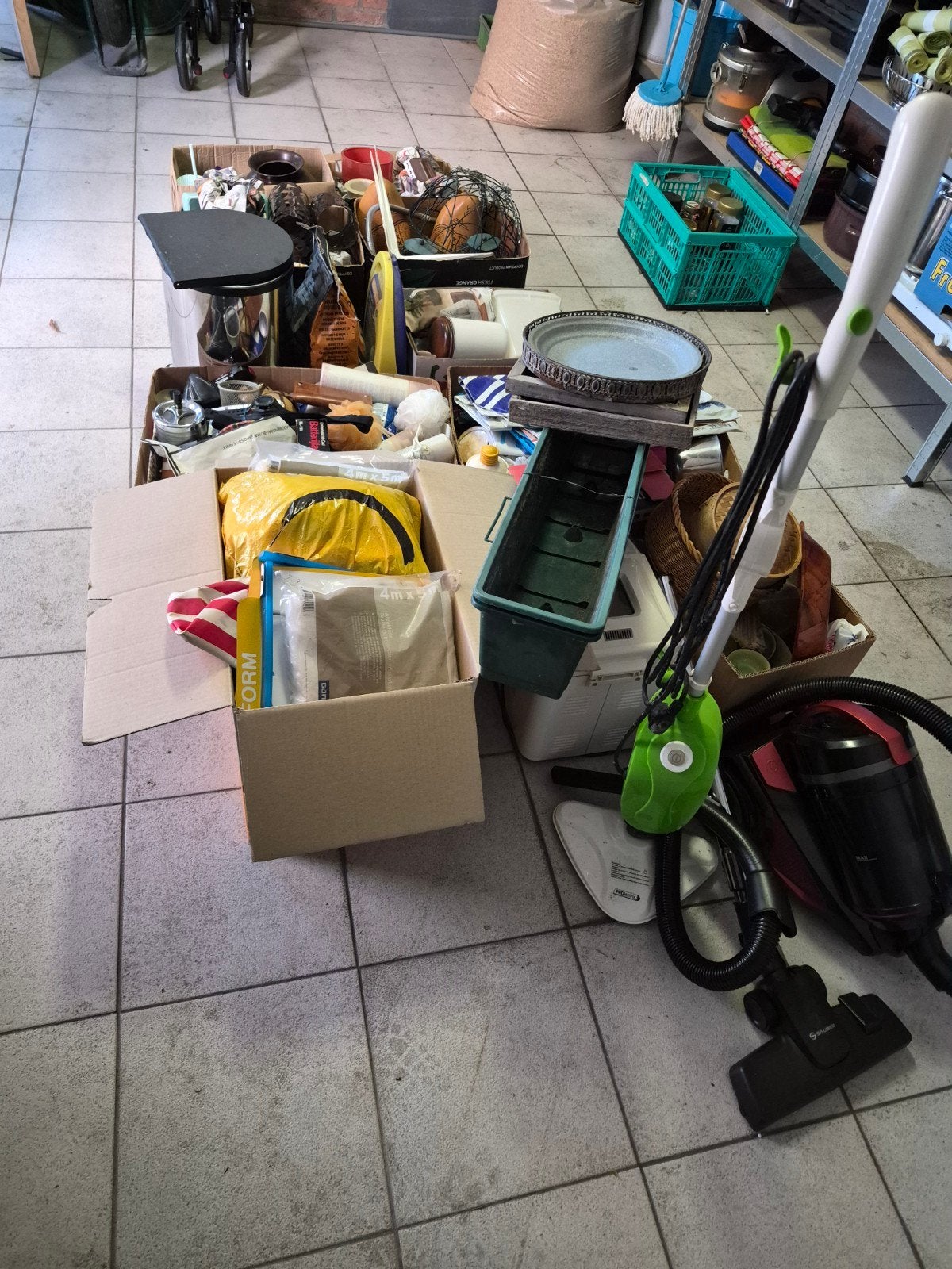 rommelmarkt spullen,  gratis, Ophalen, Gebruikt