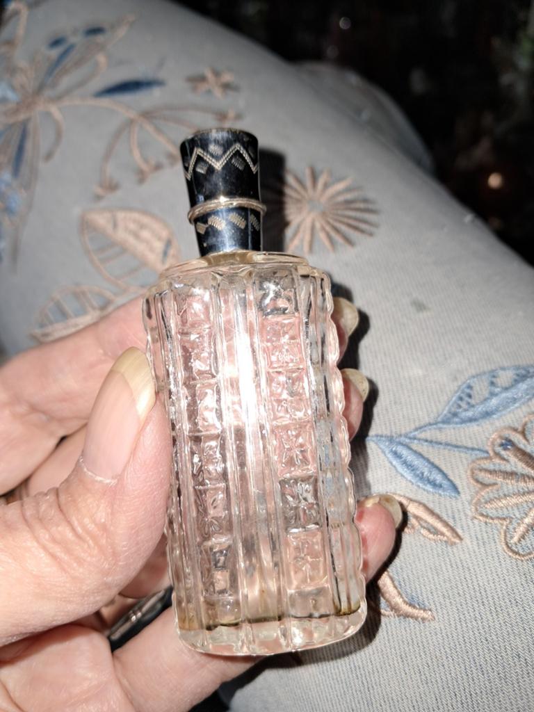 Antiek parfumflesje met zwaardje, Antiek en Kunst, Ophalen of Verzenden