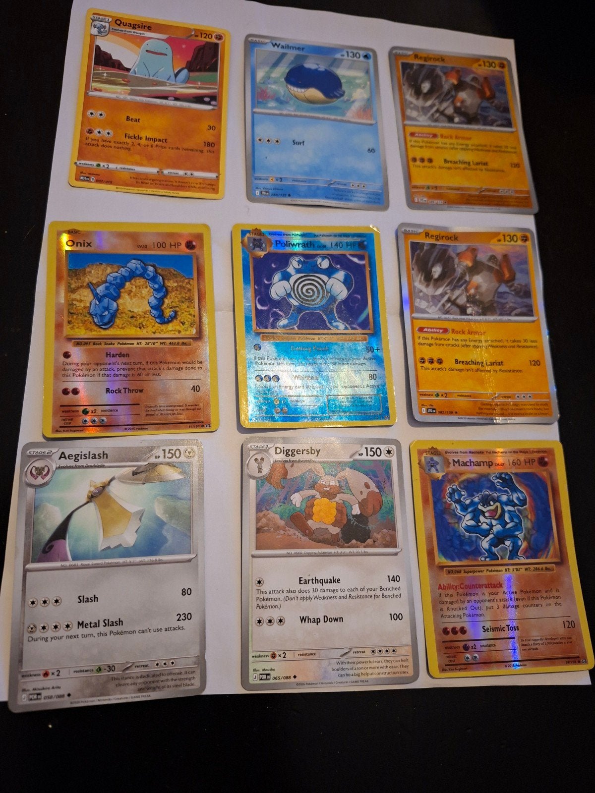 Pokémon Kaarten Collectie - 9 Stuks (o.a. Foil), Ophalen of Verzenden, Gebruikt, Meerdere kaarten, Foil